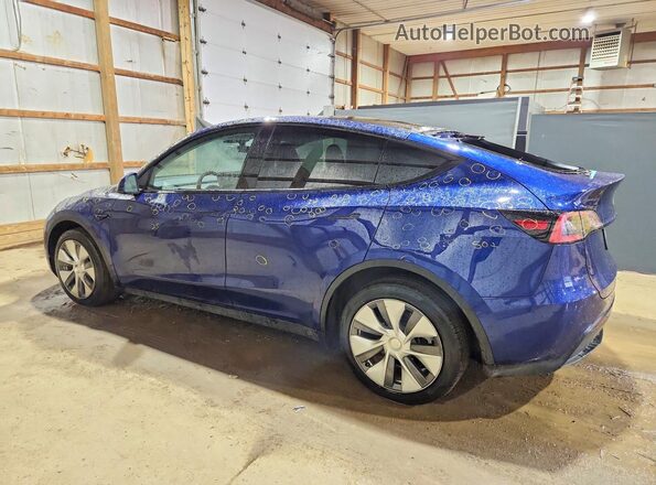 7SAYGDEE7NA016621 2022 TESLA MODEL Синий Задняя левая четверть