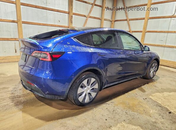 7SAYGDEE7NA016621 2022 TESLA MODEL Синий Задняя правая четверть
