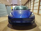 2022 Tesla Model Y Синий vin: 7SAYGDEE7NA016621