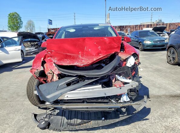7SAYGDEE7NA019602 2022 TESLA MODEL Red Вид спереду