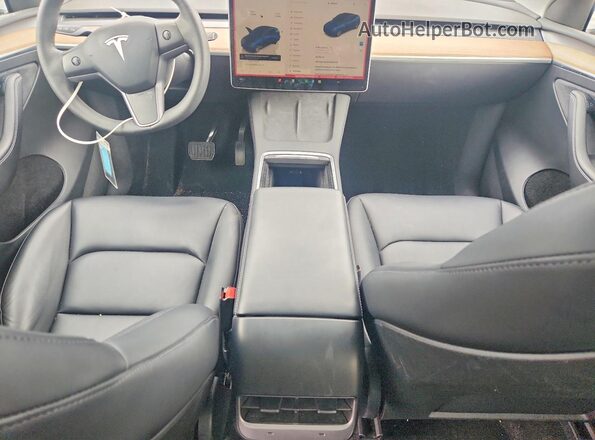 7SAYGDEE7PA093430 2023 TESLA MODEL Blue Vista del salpicadero