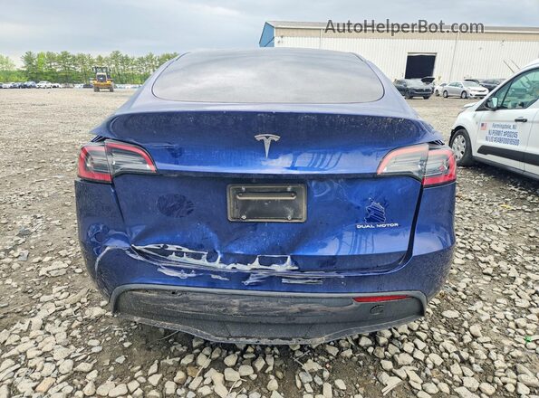 7SAYGDEE7PA093430 2023 TESLA MODEL Blue Vista trasera