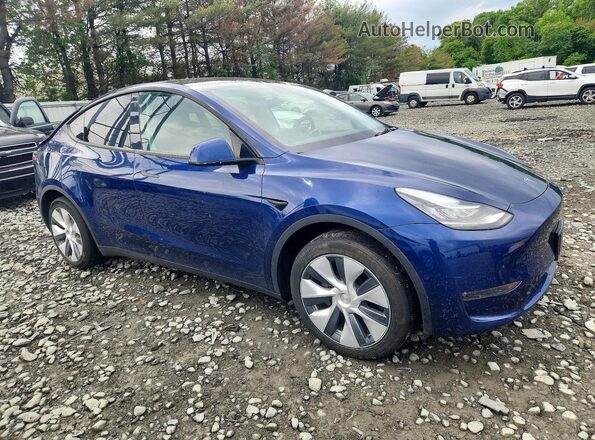 7SAYGDEE7PA093430 2023 TESLA MODEL Blue Delantero derecho