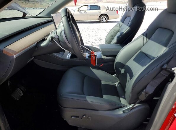 7SAYGDEE7PA102241 2023 TESLA MODEL Red Vista interior delantera