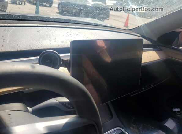 7SAYGDEE7PA196525 2023 TESLA MODEL Синий Вид щитка приборов