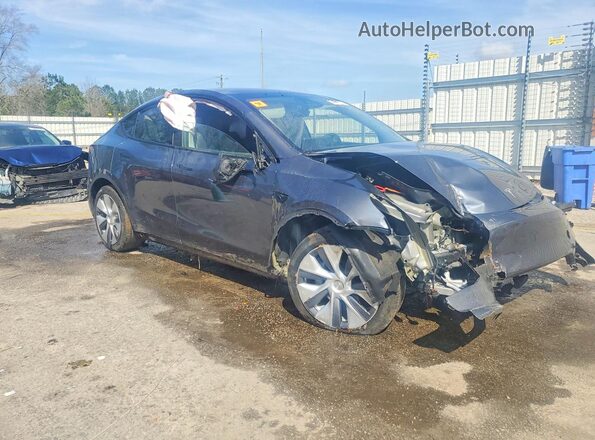 7SAYGDEE7PA196525 2023 TESLA MODEL Синий Передняя правая четверть