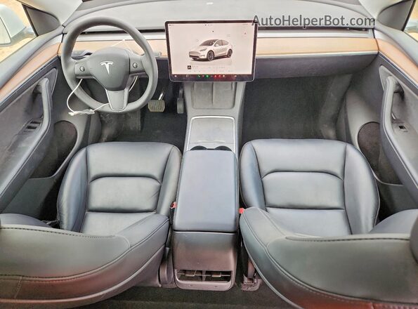 7SAYGDEE7PF690919 2023 TESLA MODEL White Առջևի վահանակի տեսք