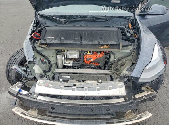 7SAYGDEE7RA218266 2024 TESLA MODEL Gray უკანა სალონის ხედი