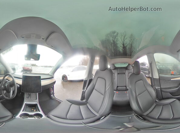 7SAYGDEE7RA218266 2024 TESLA MODEL Gray VIN კოდის სტიკერის ხედი