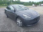 2024 Tesla Model Y Long Range Dual Motor All-wheel Drive Gray vin: 7SAYGDEE7RA243197