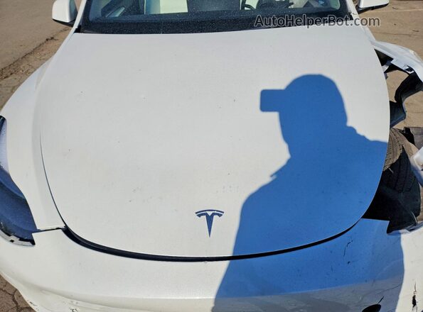 7SAYGDEE7RF117151 2024 TESLA MODEL Белый Вид задней части салона