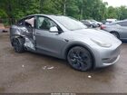 2025 Tesla Model Y Long Range Dual Motor All-wheel Drive Gray vin: 7SAYGDEE7SA350580