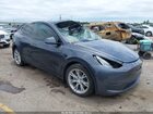 2022 Tesla Model Y Long Range Dual Motor All-wheel Drive Gray vin: 7SAYGDEE8NF327557