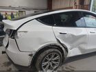 2022 Tesla Model Y Long Range Dual Motor All-wheel Drive White vin: 7SAYGDEE8NF438867