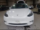 2022 Tesla Model Y Long Range Dual Motor All-wheel Drive White vin: 7SAYGDEE8NF438867