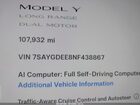 2022 Tesla Model Y Long Range Dual Motor All-wheel Drive White vin: 7SAYGDEE8NF438867