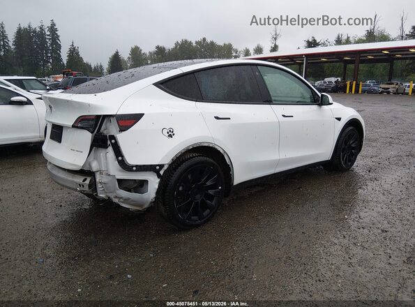 7SAYGDEE8NF568681 2022 TESLA MODEL Y White Հետևի աջ