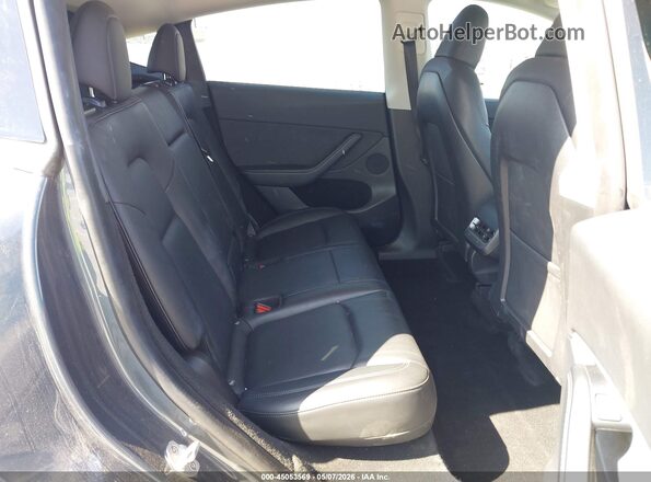 7SAYGDEE8PA034175 2023 TESLA MODEL Y Gray VIN sticker view
