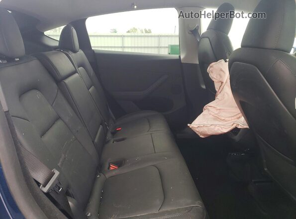 7SAYGDEE8PA150802 2023 TESLA MODEL Blue Вид задніх сидінь