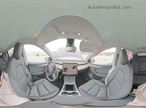 7SAYGDEE8PA150802 2023 TESLA MODEL Blue Вид наклейки з VIN-кодом