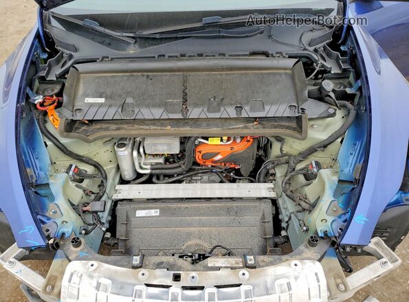 7SAYGDEE8PF704519 2023 TESLA MODEL Blue Вид підкапотного простору