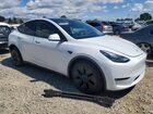 2024 Tesla Model Y White vin: 7SAYGDEE8RF185636