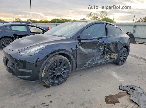 7SAYGDEE9NA006303 2022 TESLA MODEL Черный Передняя левая четверть