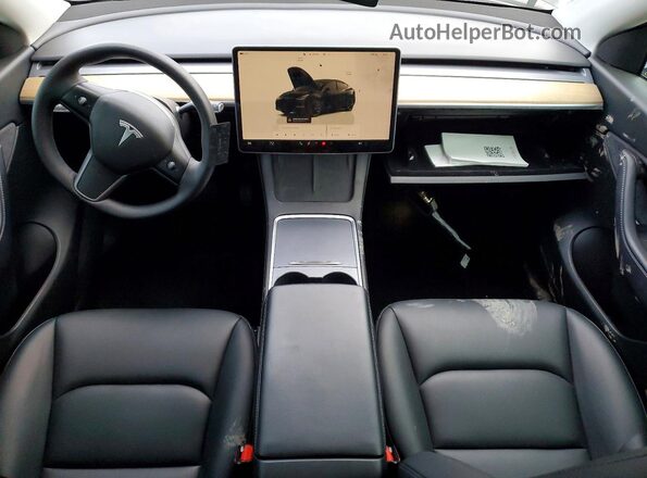 7SAYGDEE9NA006303 2022 TESLA MODEL Черный Вид панели приборов