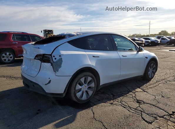 7SAYGDEE9NA010187 2022 TESLA MODEL Белый Задняя правая четверть