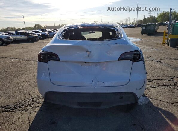 7SAYGDEE9NA010187 2022 TESLA MODEL Белый Вид сзади