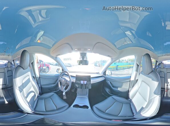 7SAYGDEE9NA010187 2022 TESLA MODEL Белый Вид наклейки с VIN-кодом
