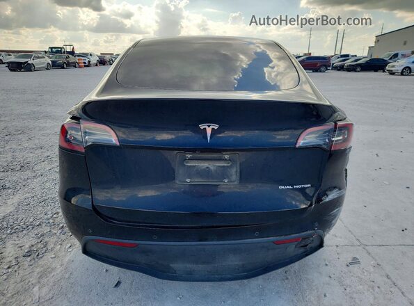 7SAYGDEE9NF425416 2022 TESLA MODEL Black Widok z tyłu