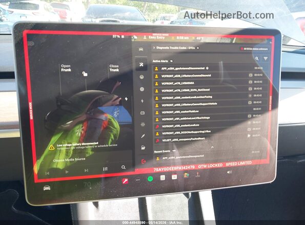 7SAYGDEE9PA142479 2023 TESLA MODEL Y Black 