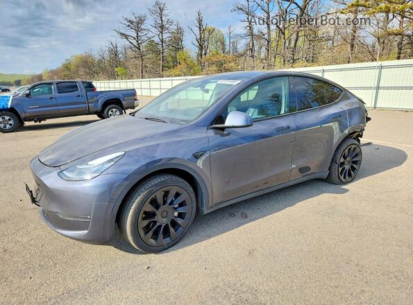 7SAYGDEE9PA155622 2023 TESLA MODEL Charcoal Передня ліва чверть