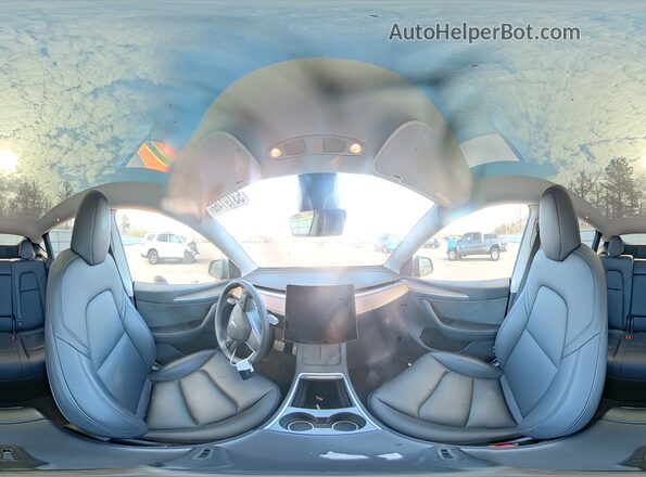 7SAYGDEE9PA155622 2023 TESLA MODEL Charcoal Вид наклейки з VIN-кодом