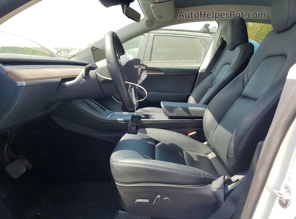 7SAYGDEE9PF671966 2023 TESLA MODEL Белый Вид салона спереди