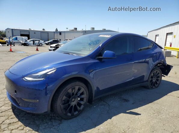 7SAYGDEE9PF748576 2023 TESLA MODEL Blue Front left