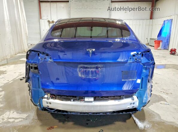 7SAYGDEE9RA282678 2024 TESLA MODEL Blue Вид ззаду