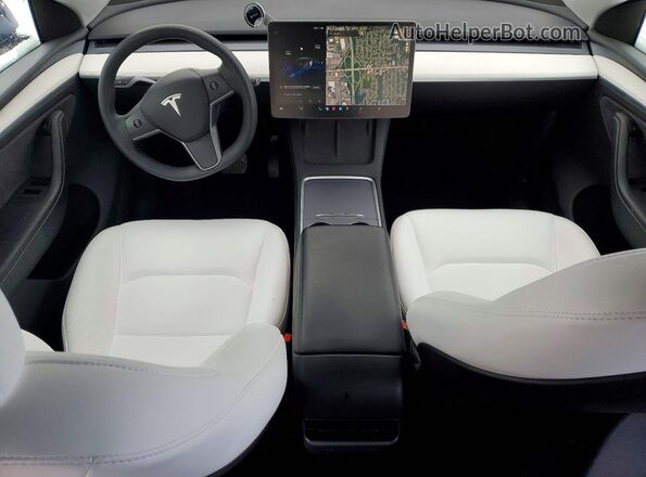 7SAYGDEE9RA282678 2024 TESLA MODEL Blue Вид панелі приладів