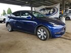 2024 Tesla Model Y Blue vin: 7SAYGDEE9RF982820