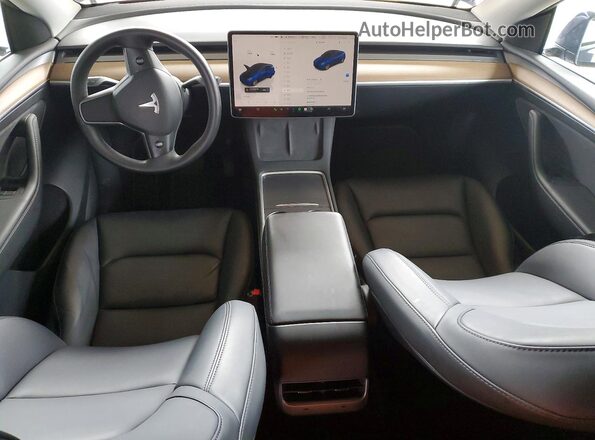 7SAYGDEE9RF982820 2024 TESLA MODEL Blue Vista del salpicadero