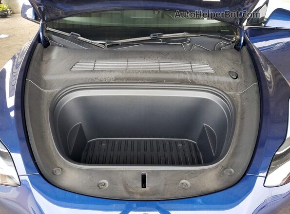 7SAYGDEE9RF982820 2024 TESLA MODEL Blue Vista interior trasera