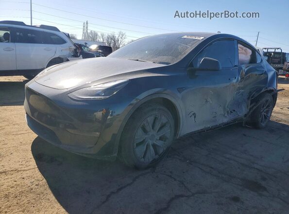 7SAYGDEE9SF300007 2025 TESLA MODEL Gray წინა მარცხენა ხედი სამი მეოთხედიდან