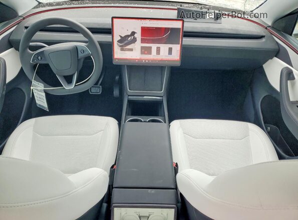 7SAYGDEE9TA382240 2026 TESLA MODEL Gray Widok deski rozdzielczej