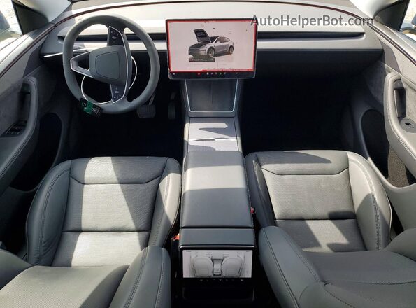 7SAYGDEE9TA457289 2026 TESLA MODEL Blue Widok deski rozdzielczej
