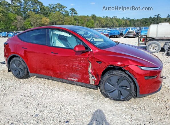 7SAYGDEE9TA493130 2026 TESLA MODEL Красный Передняя правая четверть