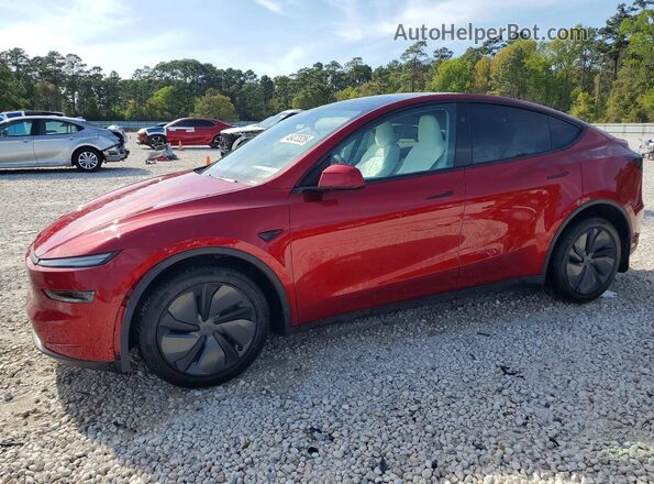 7SAYGDEE9TA493130 2026 TESLA MODEL Красный Передняя левая четверть