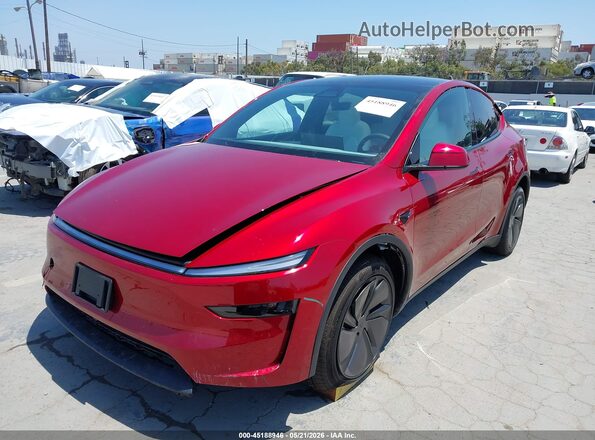 7SAYGDEE9TF574731 2026 TESLA MODEL Y Red Դիմացի տեսք