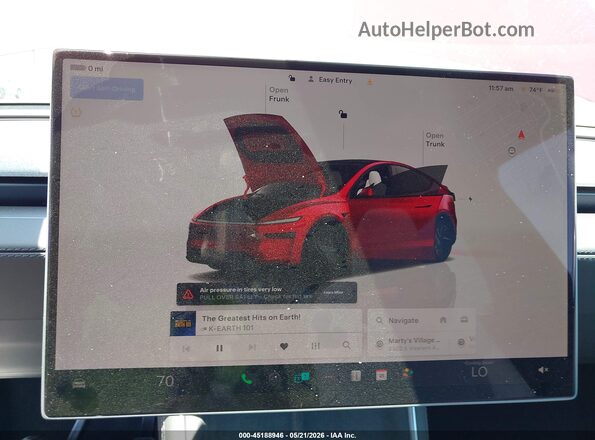7SAYGDEE9TF574731 2026 TESLA MODEL Y Red 