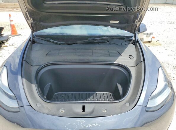7SAYGDEEXNA021988 2022 TESLA MODEL Серый Вид задней части салона